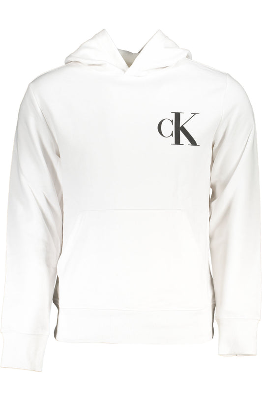 CALVIN KLEIN FELPA SENZA ZIP UOMO BIANCO