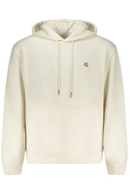 CALVIN KLEIN FELPA SENZA ZIP UOMO BIANCO
