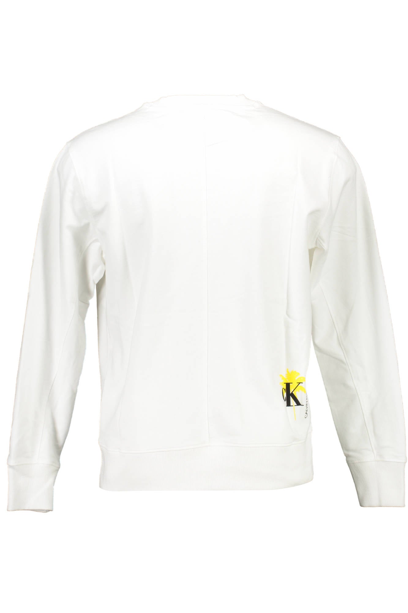 CALVIN KLEIN FELPA SENZA ZIP UOMO BIANCO