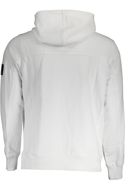 CALVIN KLEIN FELPA SENZA ZIP UOMO BIANCO