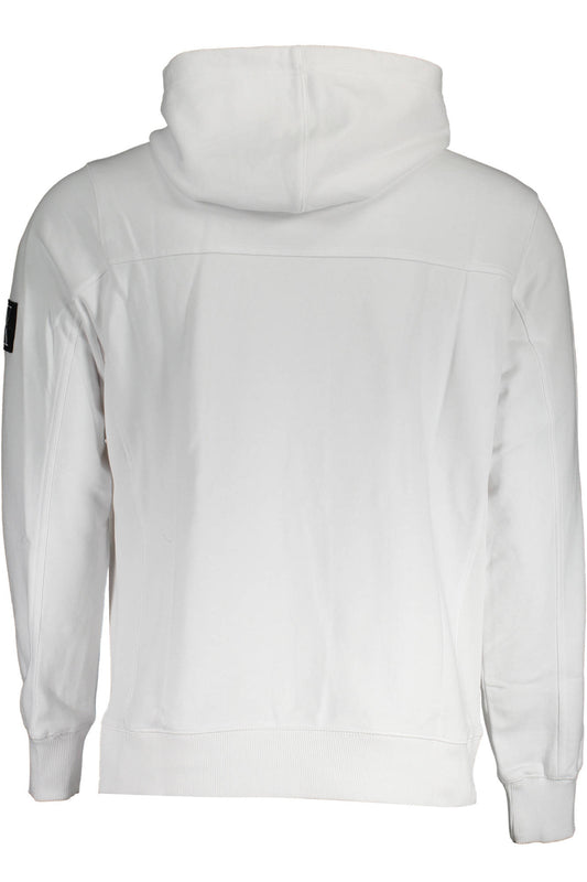CALVIN KLEIN FELPA SENZA ZIP UOMO BIANCO