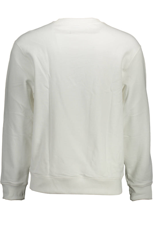 CALVIN KLEIN FELPA SENZA ZIP UOMO BIANCO