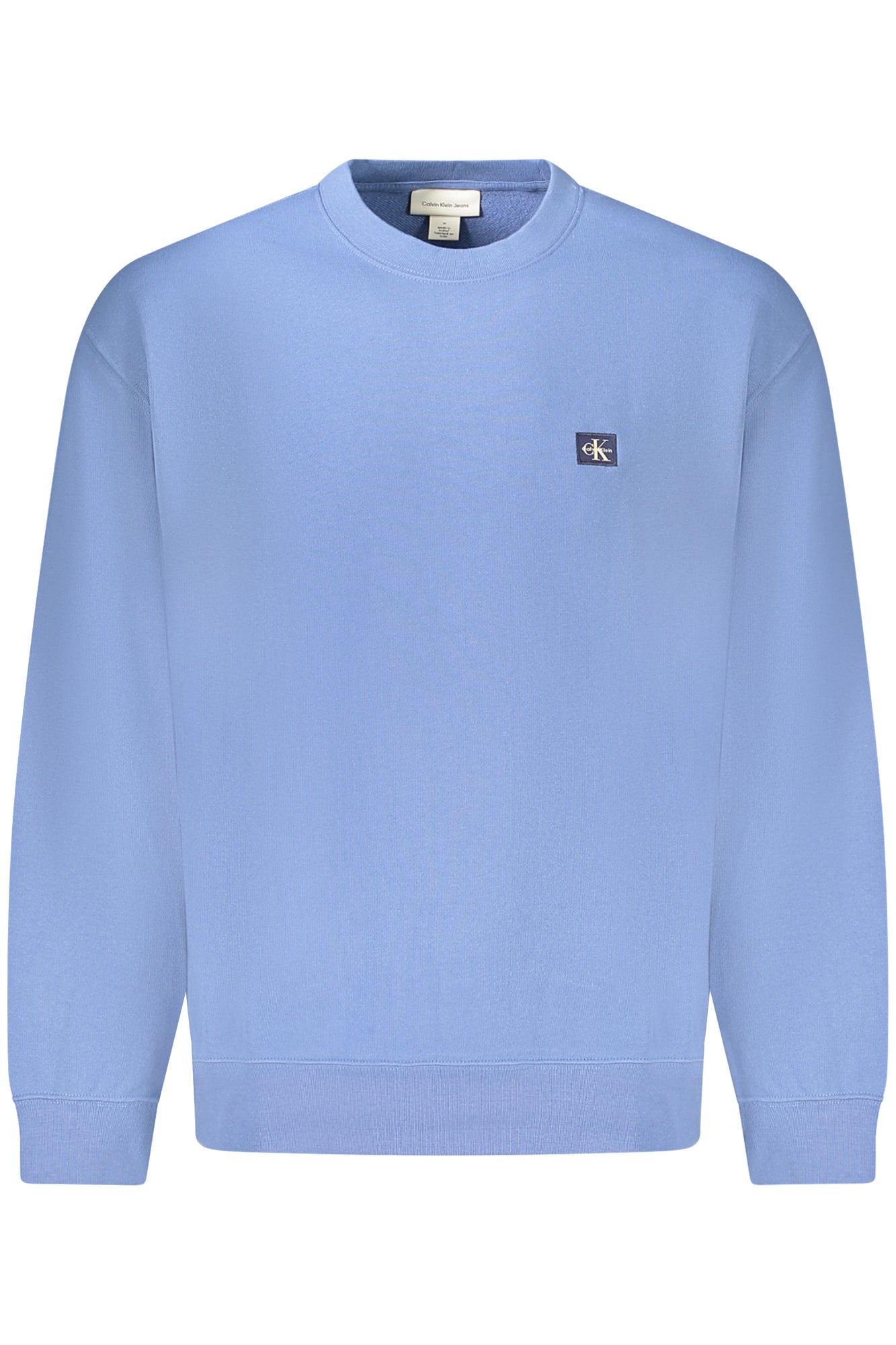 CALVIN KLEIN FELPA SENZA ZIP UOMO BLU