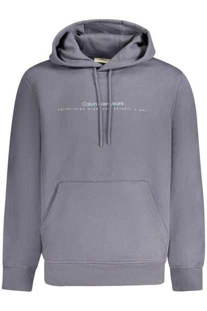 CALVIN KLEIN FELPA SENZA ZIP UOMO BLU
