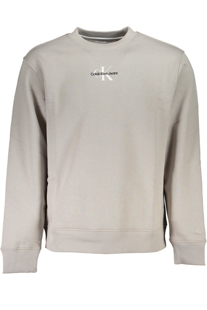 CALVIN KLEIN FELPA SENZA ZIP UOMO GRIGIO