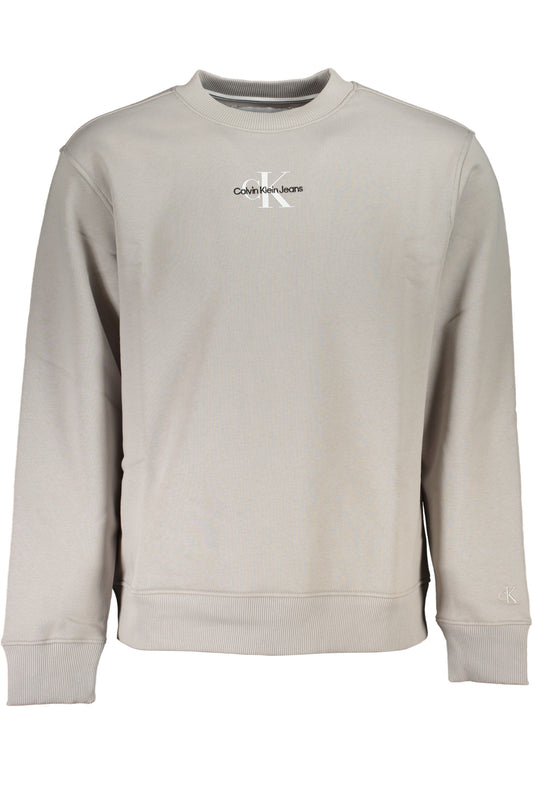 CALVIN KLEIN FELPA SENZA ZIP UOMO GRIGIO
