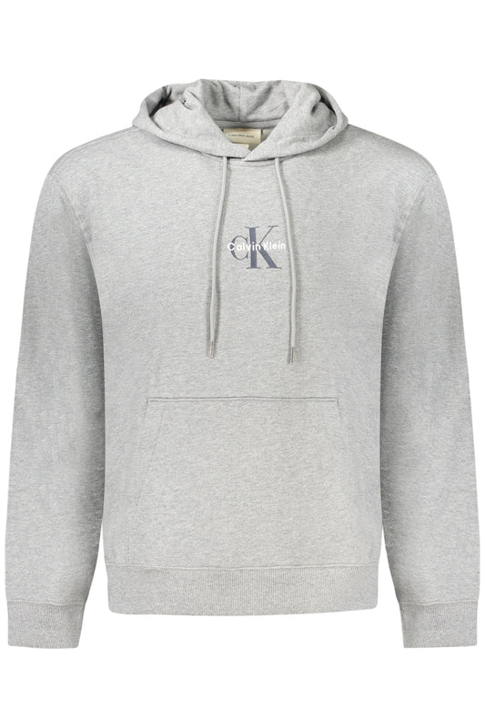 CALVIN KLEIN FELPA SENZA ZIP UOMO GRIGIO