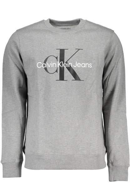 CALVIN KLEIN FELPA SENZA ZIP UOMO GRIGIO