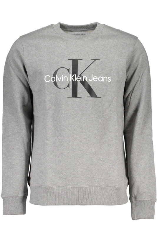 CALVIN KLEIN FELPA SENZA ZIP UOMO GRIGIO