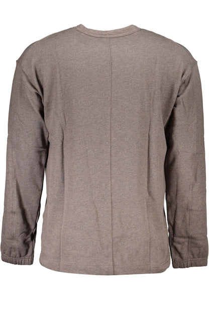 CALVIN KLEIN FELPA SENZA ZIP UOMO MARRONE