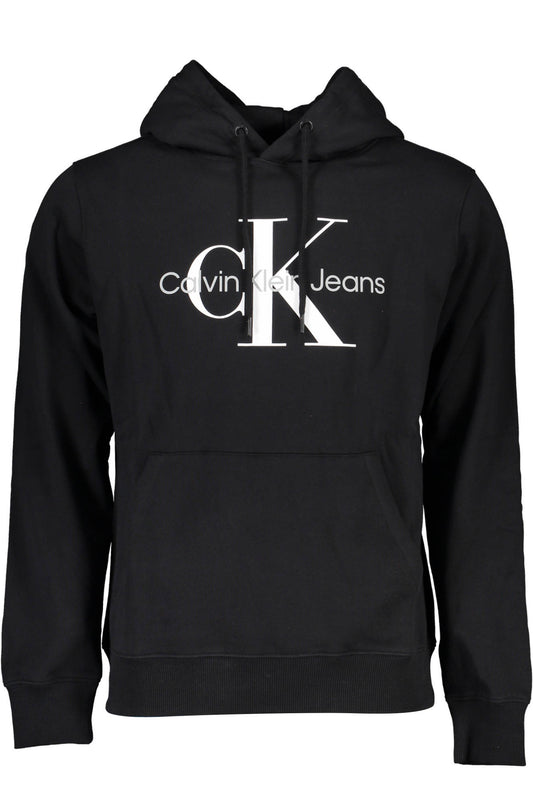 CALVIN KLEIN FELPA SENZA ZIP UOMO NERO