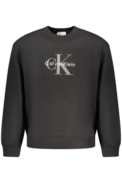 CALVIN KLEIN FELPA SENZA ZIP UOMO NERO