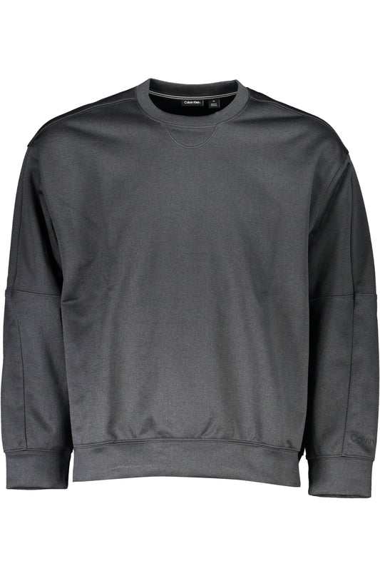 CALVIN KLEIN FELPA SENZA ZIP UOMO NERO