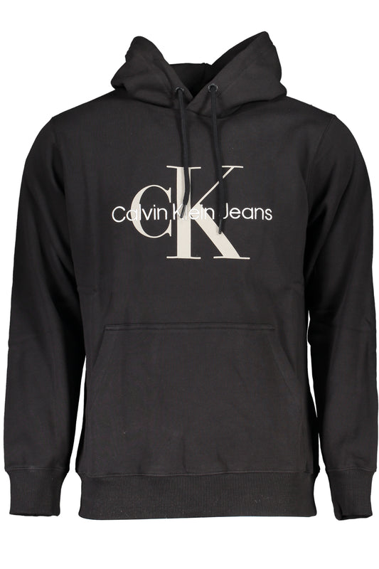 CALVIN KLEIN FELPA SENZA ZIP UOMO NERO