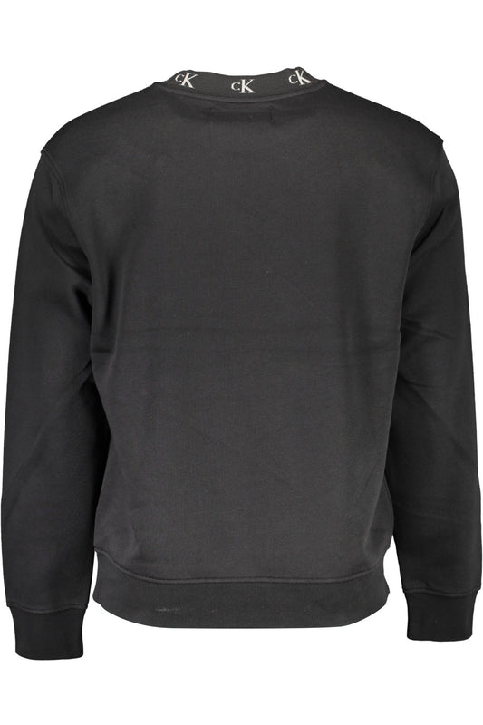 CALVIN KLEIN FELPA SENZA ZIP UOMO NERO