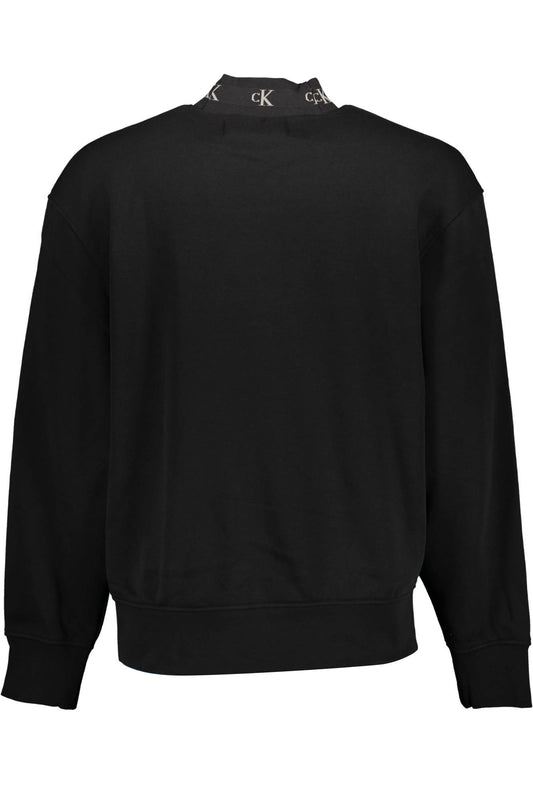 CALVIN KLEIN FELPA SENZA ZIP UOMO NERO