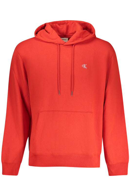 CALVIN KLEIN FELPA SENZA ZIP UOMO ROSSO