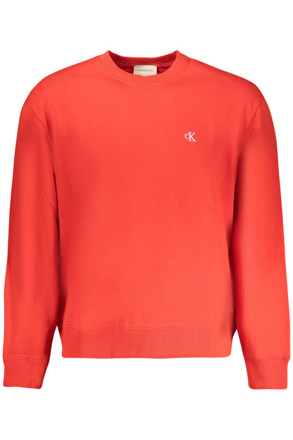CALVIN KLEIN FELPA SENZA ZIP UOMO ROSSO