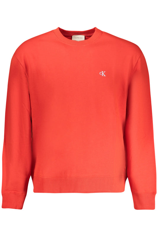 CALVIN KLEIN FELPA SENZA ZIP UOMO ROSSO