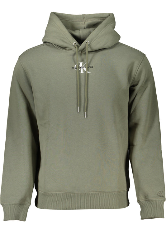 CALVIN KLEIN FELPA SENZA ZIP UOMO VERDE