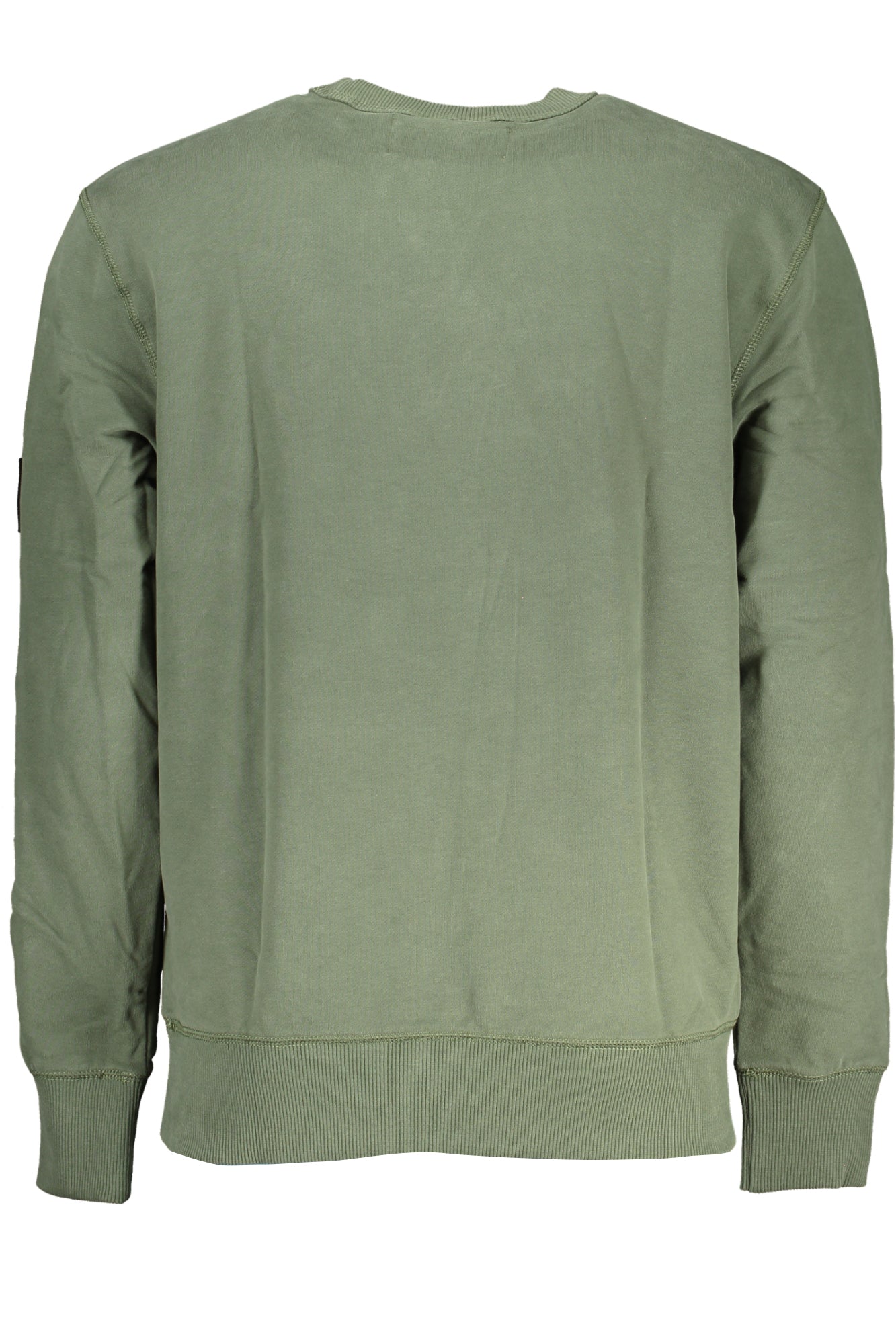 CALVIN KLEIN FELPA SENZA ZIP UOMO VERDE