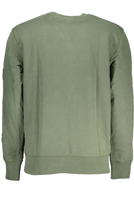 CALVIN KLEIN FELPA SENZA ZIP UOMO VERDE