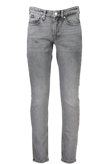 CALVIN KLEIN JEANS DENIM UOMO GRIGIO
