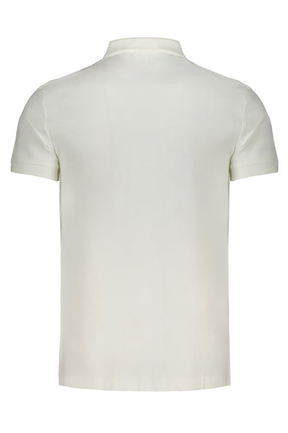 CALVIN KLEIN POLO MANICHE CORTE UOMO BIANCO