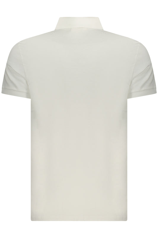 CALVIN KLEIN POLO MANICHE CORTE UOMO BIANCO
