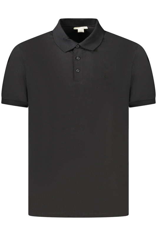 CALVIN KLEIN POLO MANICHE CORTE UOMO NERO