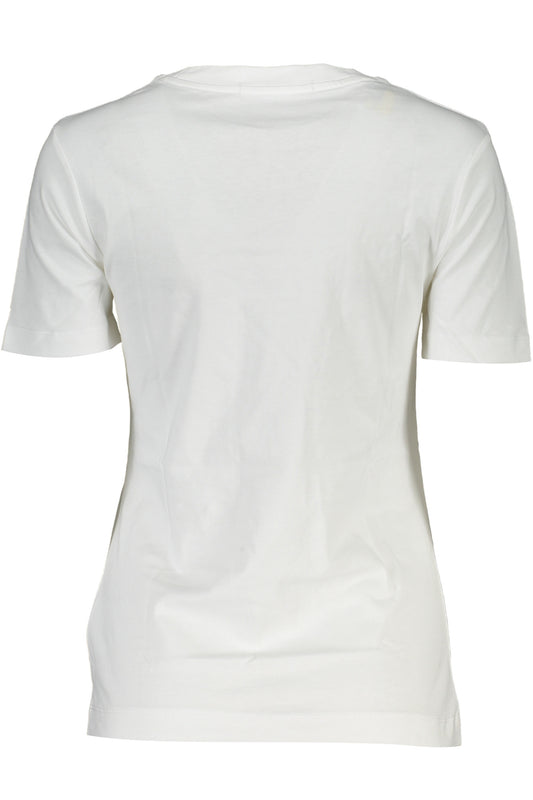 CALVIN KLEIN T-SHIRT MANICHE CORTE DONNA BIANCO