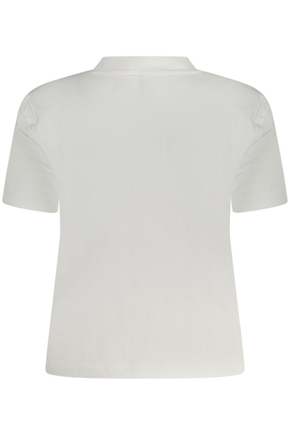 CALVIN KLEIN T-SHIRT MANICHE CORTE DONNA BIANCO