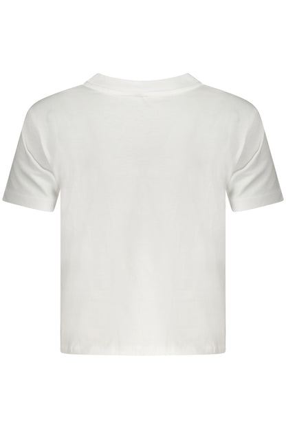 CALVIN KLEIN T-SHIRT MANICHE CORTE DONNA BIANCO