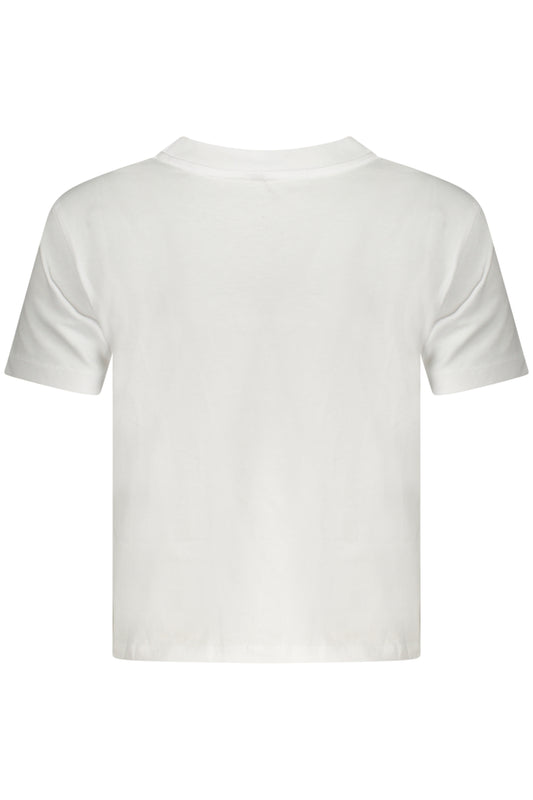 CALVIN KLEIN T-SHIRT MANICHE CORTE DONNA BIANCO