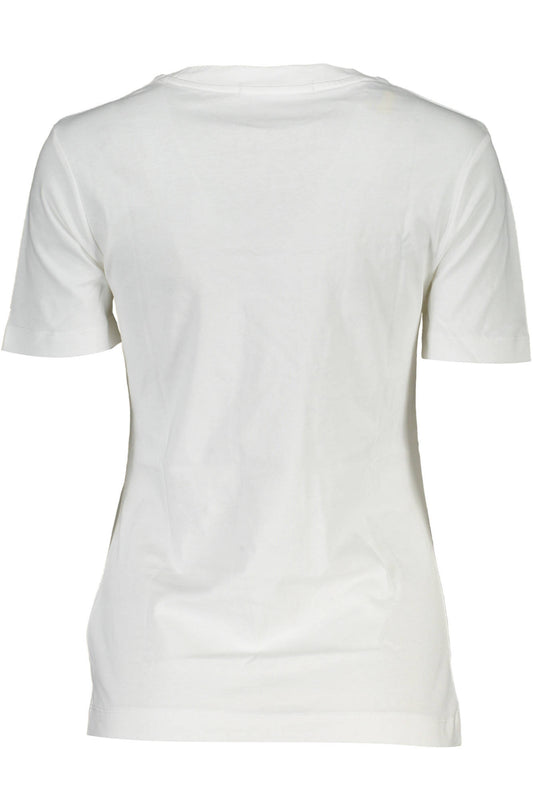 CALVIN KLEIN T-SHIRT MANICHE CORTE DONNA BIANCO