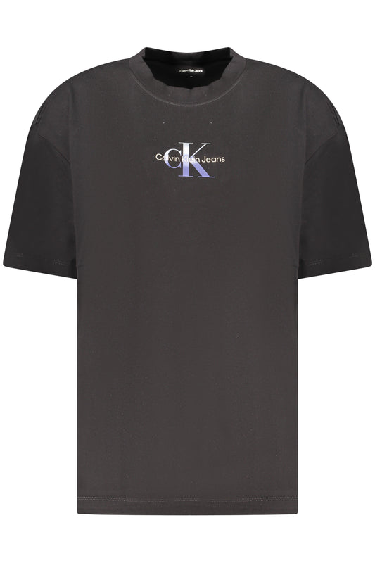 CALVIN KLEIN T-SHIRT MANICHE CORTE DONNA NERO