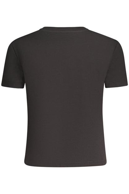 CALVIN KLEIN T-SHIRT MANICHE CORTE DONNA NERO
