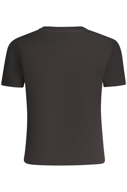 CALVIN KLEIN T-SHIRT MANICHE CORTE DONNA NERO
