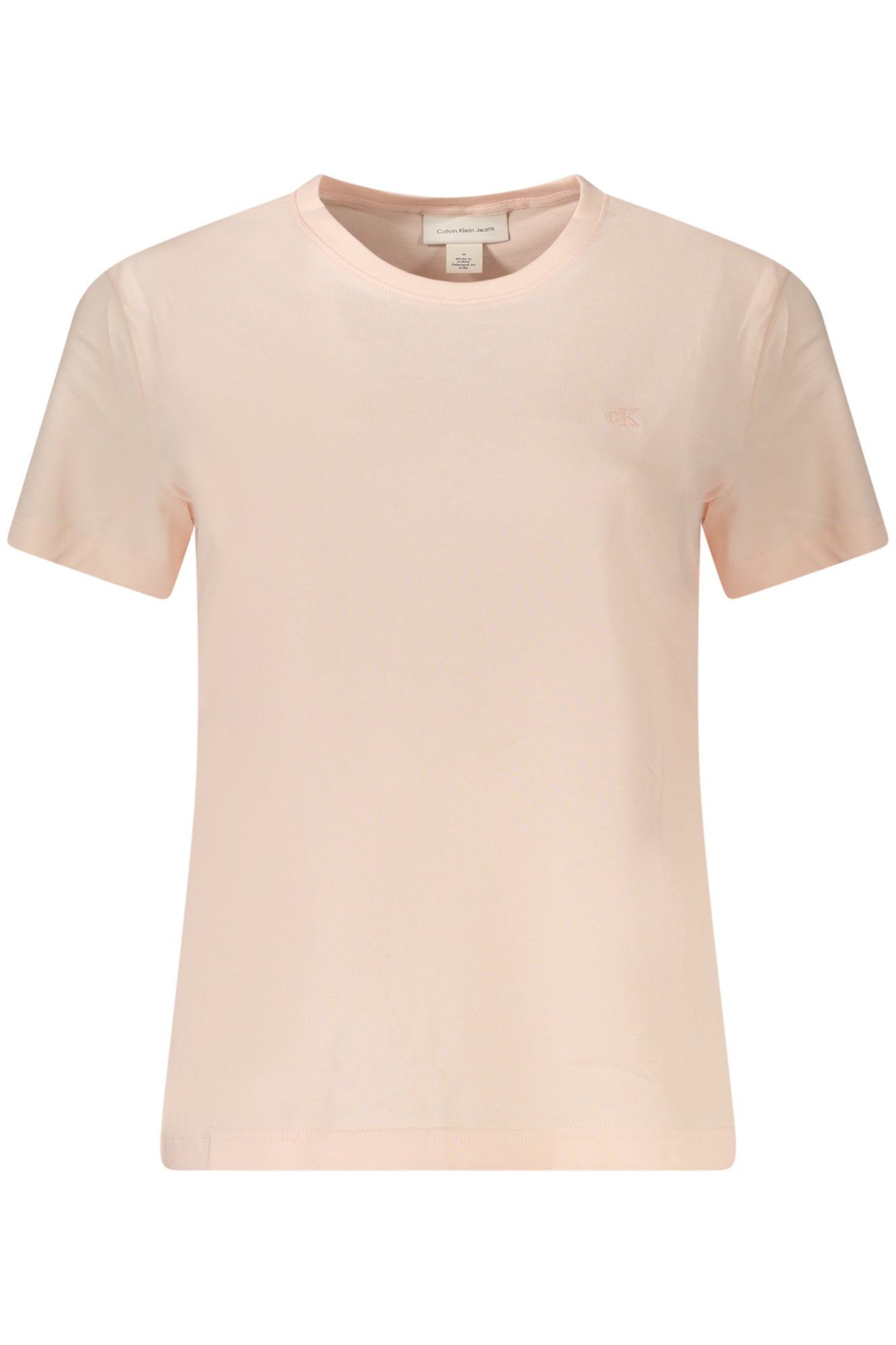 CALVIN KLEIN T-SHIRT MANICHE CORTE DONNA ROSA