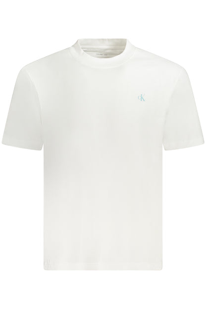 CALVIN KLEIN T-SHIRT MANICHE CORTE UOMO BIANCO