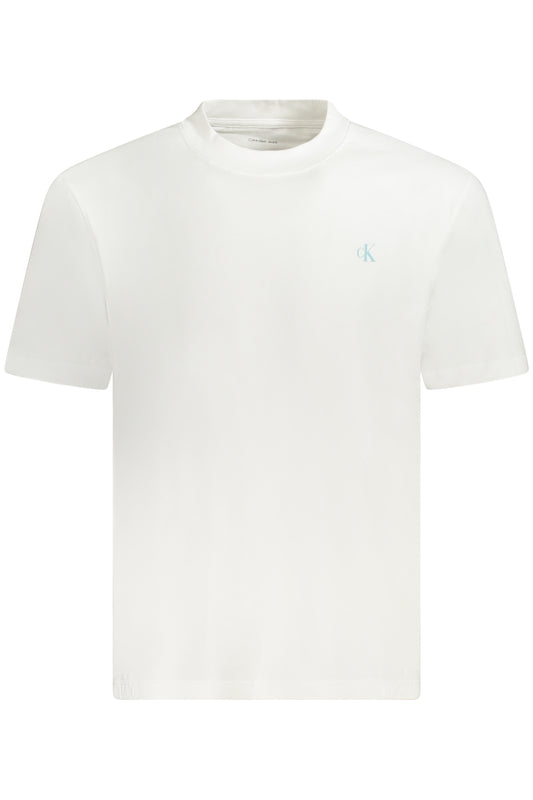 CALVIN KLEIN T-SHIRT MANICHE CORTE UOMO BIANCO