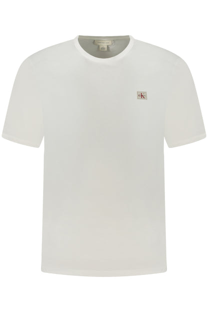 CALVIN KLEIN T-SHIRT MANICHE CORTE UOMO BIANCO
