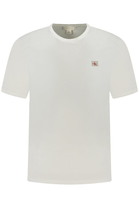 CALVIN KLEIN T-SHIRT MANICHE CORTE UOMO BIANCO