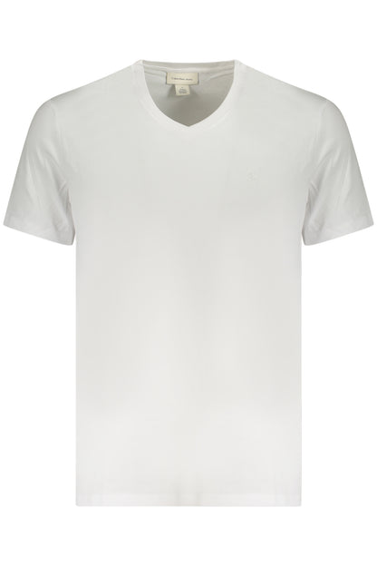 CALVIN KLEIN T-SHIRT MANICHE CORTE UOMO BIANCO
