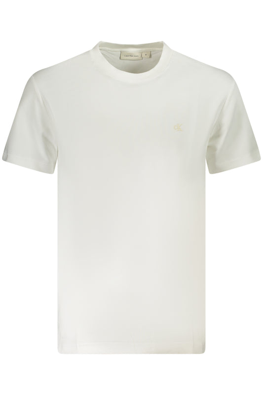CALVIN KLEIN T-SHIRT MANICHE CORTE UOMO BIANCO