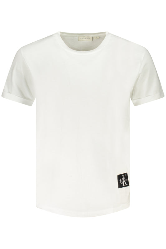 CALVIN KLEIN T-SHIRT MANICHE CORTE UOMO BIANCO