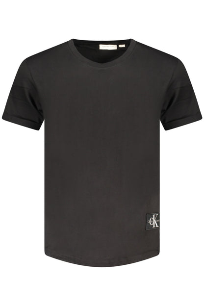 CALVIN KLEIN T-SHIRT MANICHE CORTE UOMO NERO