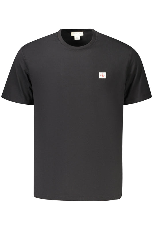 CALVIN KLEIN T-SHIRT MANICHE CORTE UOMO NERO