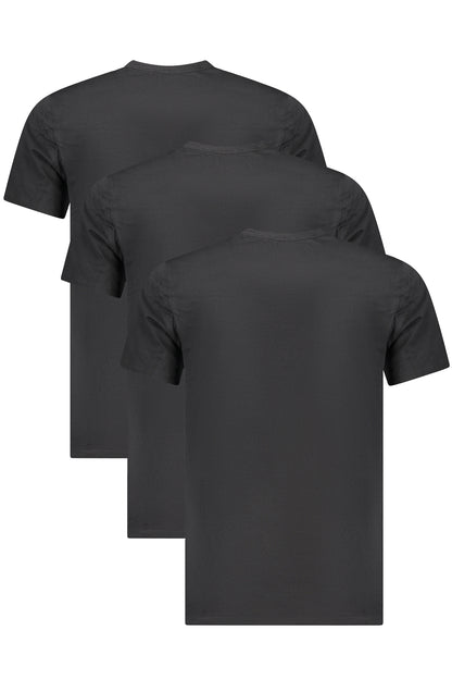 CALVIN KLEIN T-SHIRT MANICHE CORTE UOMO NERO