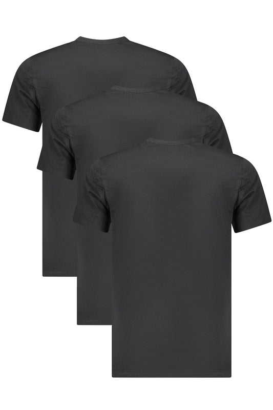 CALVIN KLEIN T-SHIRT MANICHE CORTE UOMO NERO